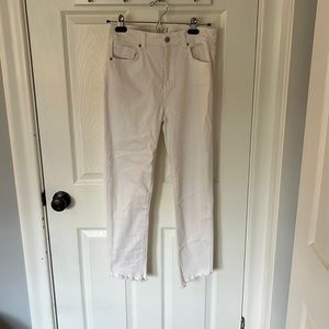 Francesca’s white skinny jeans